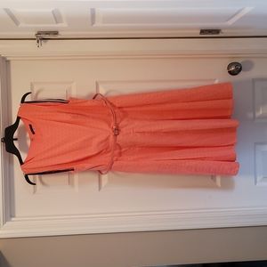 Tommy Hilfiger Coral Sleeveless Midi Dress size 16